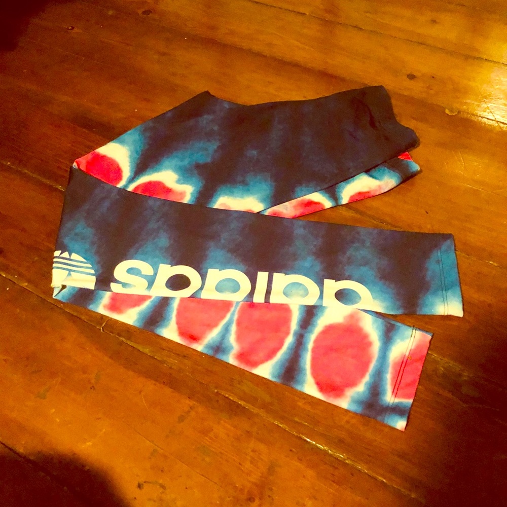 Adidas tie-dye leggings
